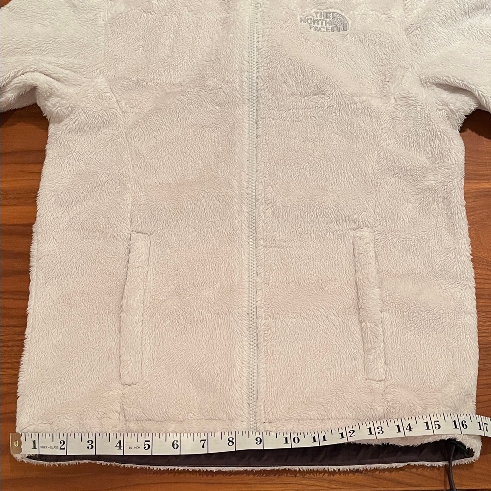 THE NORTH FACE Women's Plush Off-White Full-Zip Fleece Jacket Size XS/TP EUC - Picture 8 of 12